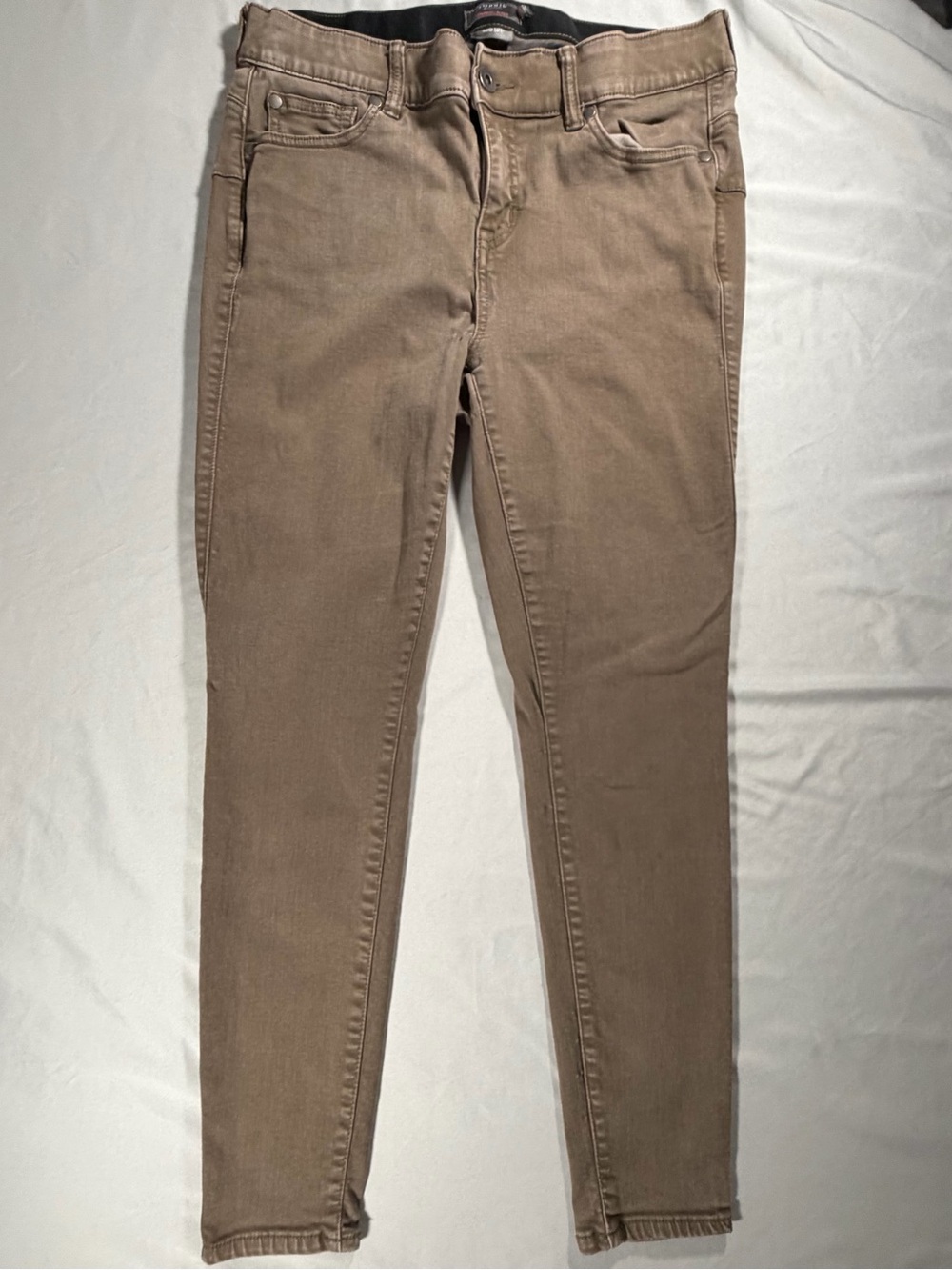 Torrid Super Soft Bombshell Skinny Jegging Jeans Size 14 Hi-Rise Greenish Brown - Picture 2 of 15